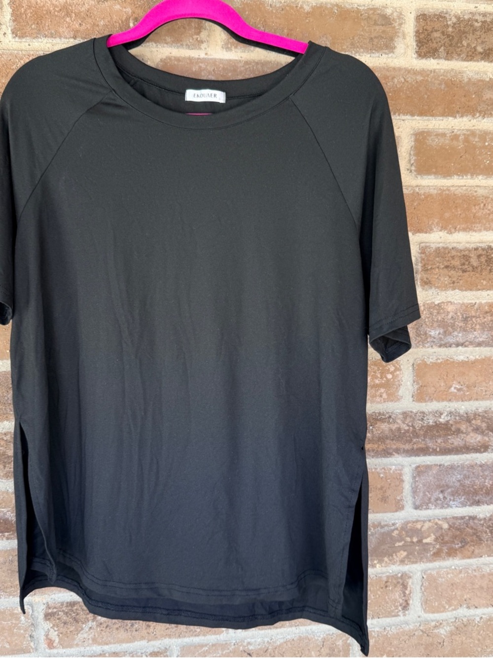 Black Short-Sleeve Crewneck Tee and Shorts set — Relaxed Everyday Essential
